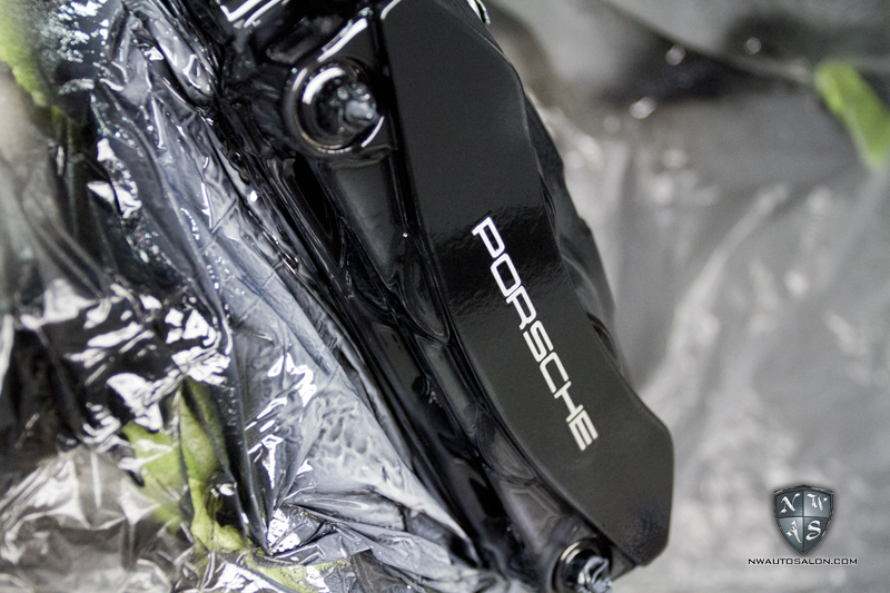 Porsche Cayenne Brake Caliper Black Out NWAS